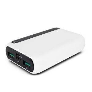Power Bank 10000 mAh | Dashonte blanc personnalisable avec logo