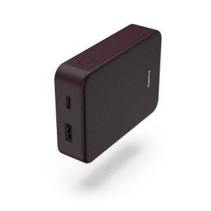 Power Bank 10000 mAh Hama Power Pack bordeaux personnalisable