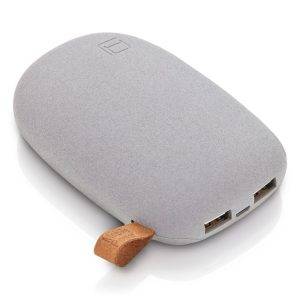 Power Bank 10400 mAh Air Gifts "pierre" Carol gris personnalisable