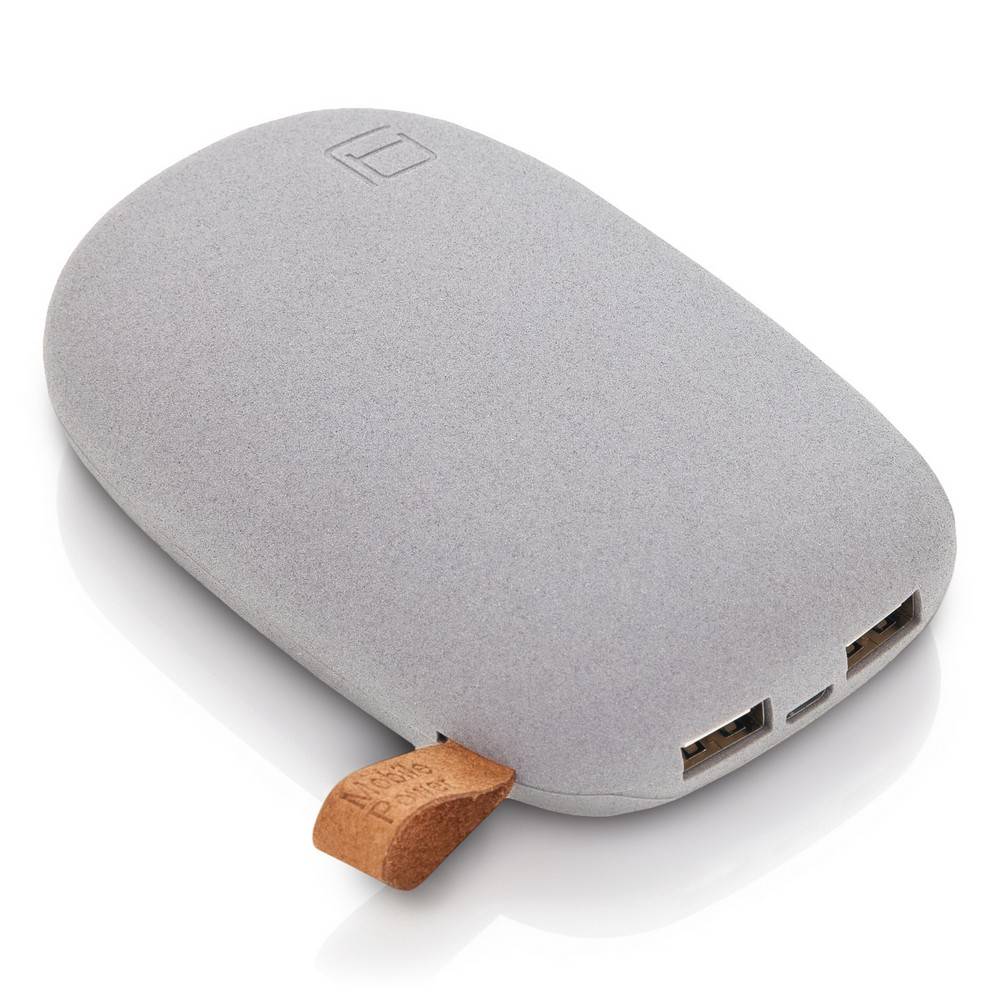 Power Bank 10400 mAh Air Gifts "pierre" Carol gris personnalisable