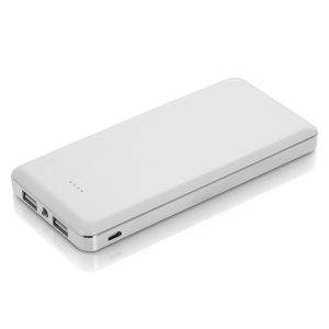 Power Bank 12000 mAh avec lumière Sawyer blanc personnalisable