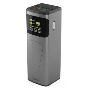 Power Bank 24000 mAh Hama High Power 150W graphite personnalisable