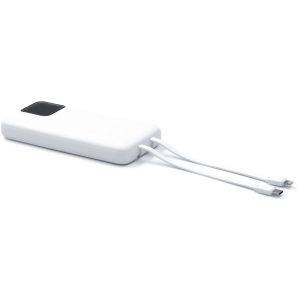 Power bank 5000 mAh BrandCharger Powercharge blanc personnalisable