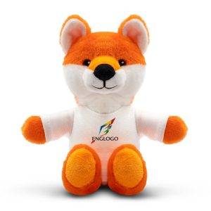Renard en peluche RPET | Sneeky orange personnalisable avec logo