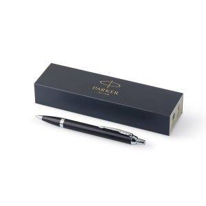 Roller Parker IM en laiton et chrome noir personnalisable avec logo