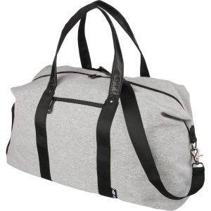 RPET Sports, sac de voyage gris personnalisable avec logo