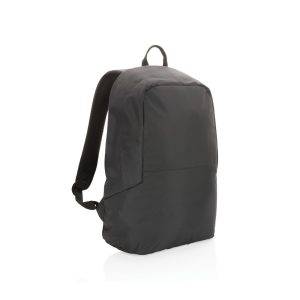 Sac à dos antivol en rPET Impact AWARE™ noir personnalisable avec logo
