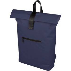 Sac à dos enroulable bleu personnalisable avec logo