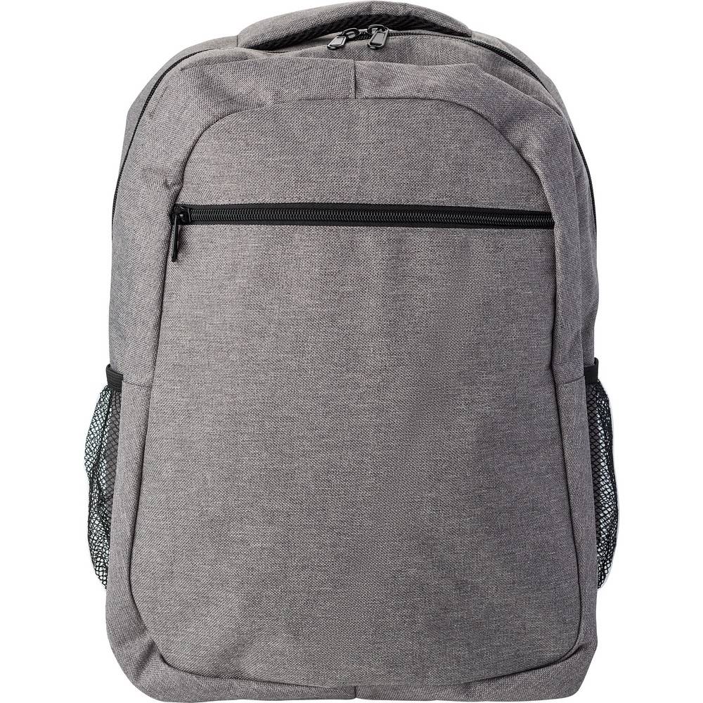 Sac à dos gris personnalisable avec logo