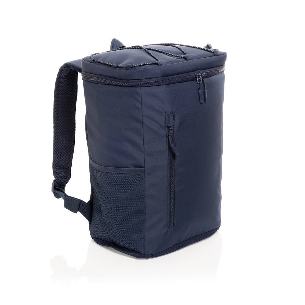 Sac à dos isotherme en rPET AWARE Sonny bleu personnalisable avec logo