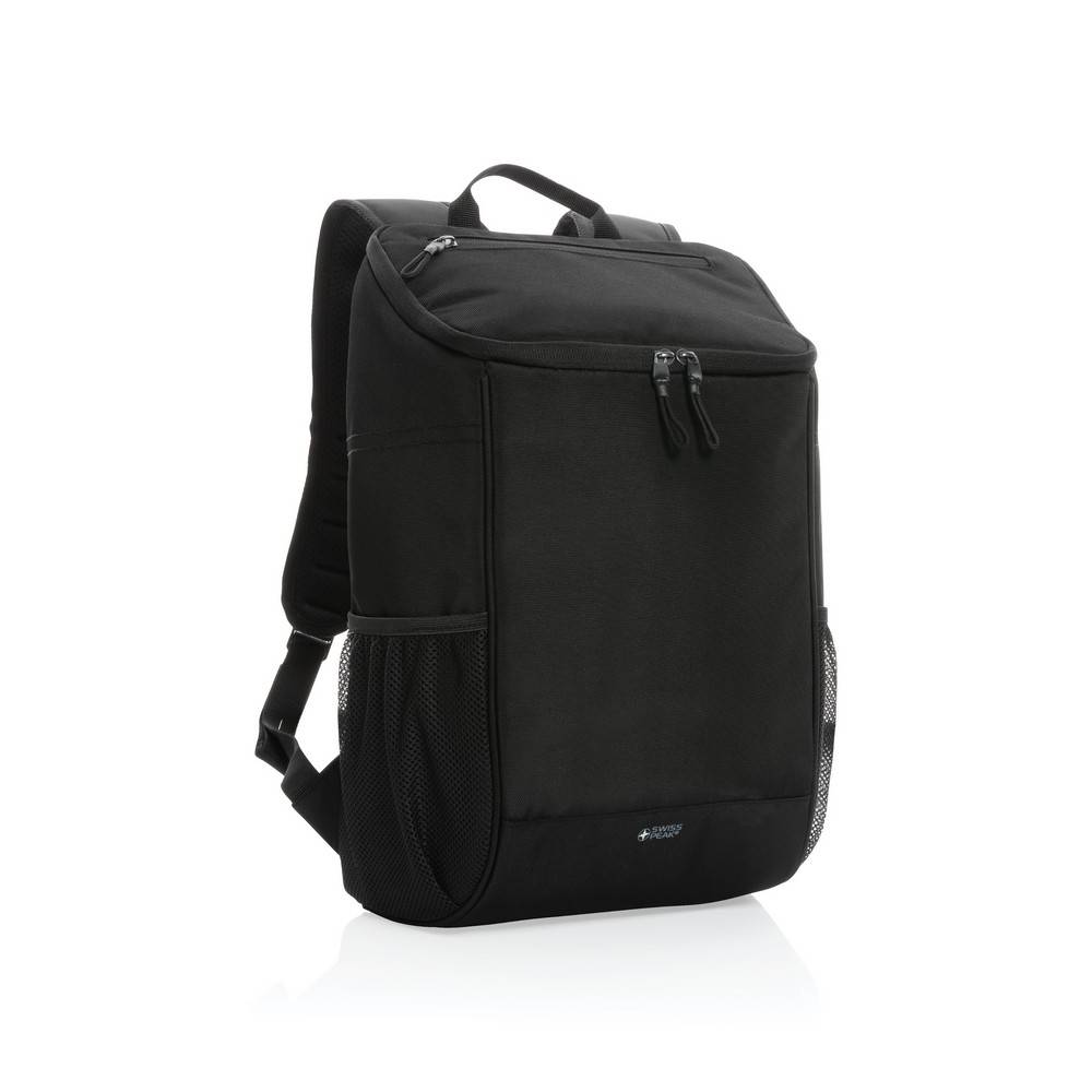 Sac à dos isotherme Swiss Peak AWARE™ 1200D noir personnalisable