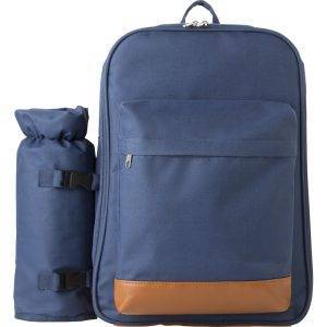 Sac à dos pique-nique, sac isotherme bleu personnalisable avec logo