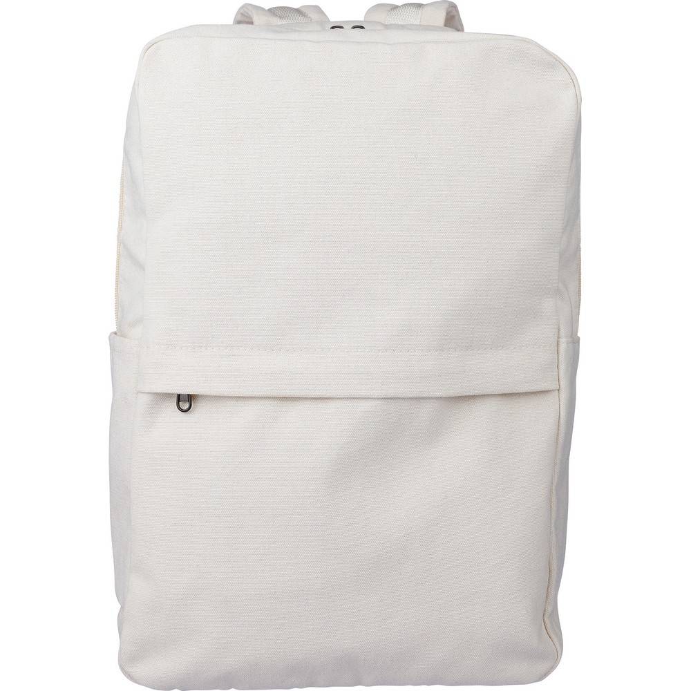 Sac à dos pour ordinateur portable 15" beige personnalisable avec logo