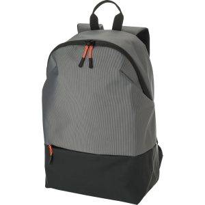 Sac à dos pour ordinateur portable 15" gris personnalisable avec logo