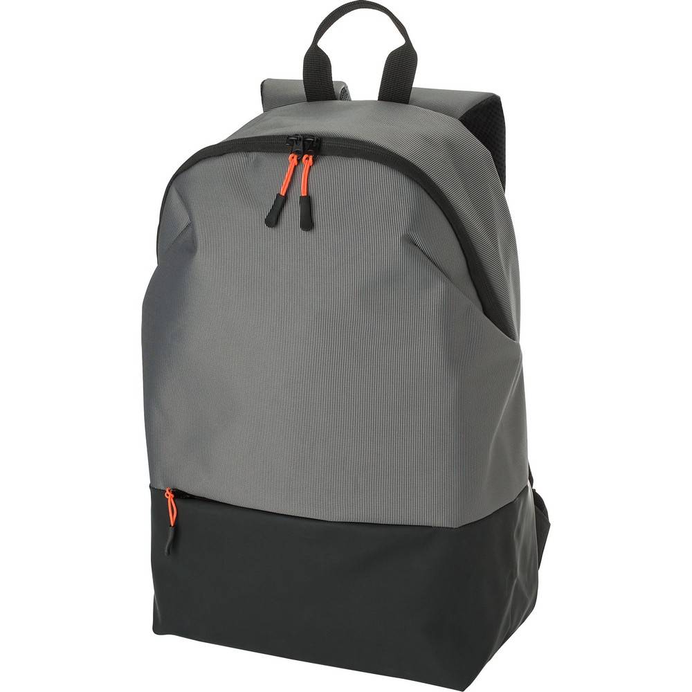 Sac à dos pour ordinateur portable 15" gris personnalisable avec logo