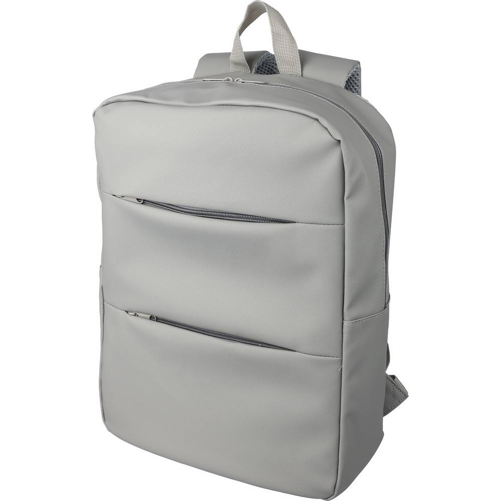 Sac à dos pour ordinateur portable 15" gris personnalisable avec logo – réf. VA462-19
