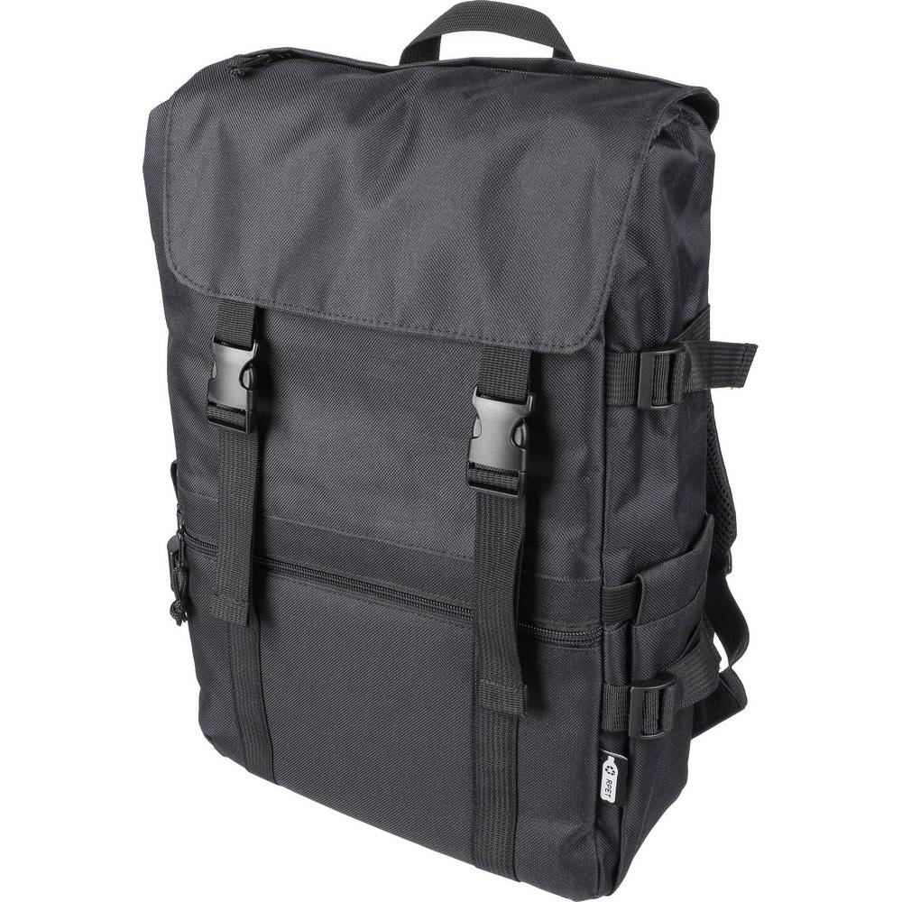 Sac à dos pour ordinateur portable 15'' noir personnalisable avec logo