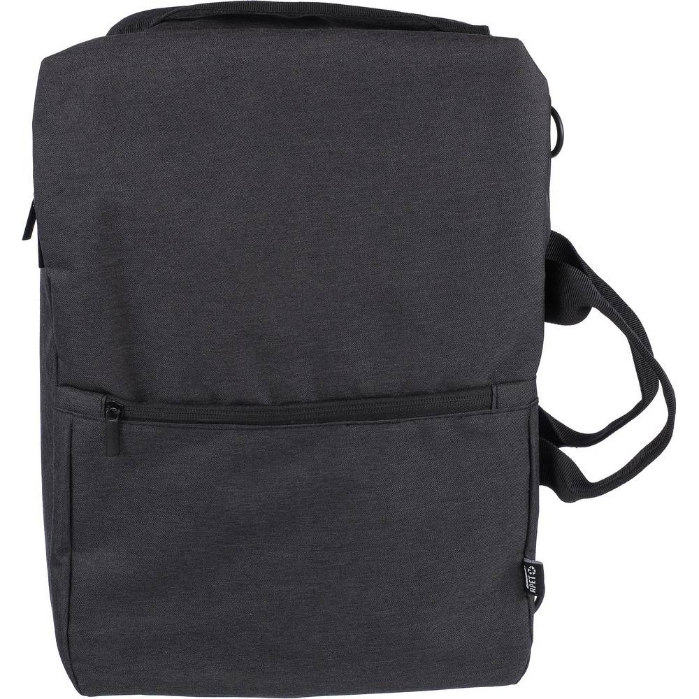 Sac à dos RPET pour ordinateur portable 15" noir personnalisable