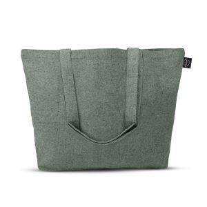 Sac de shopping Fairtrade B'RIGHT Miravo vert personnalisable