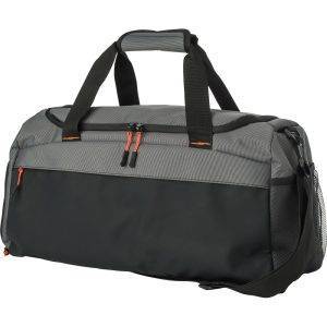 Sac de sport, de voyage gris personnalisable avec logo