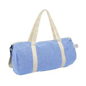 Sac de sport en coton recyclé et polyester recyclé, personnalisable