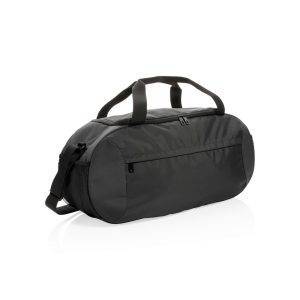 Sac de sport moderne en rPET Impact AWARE™ noir personnalisable