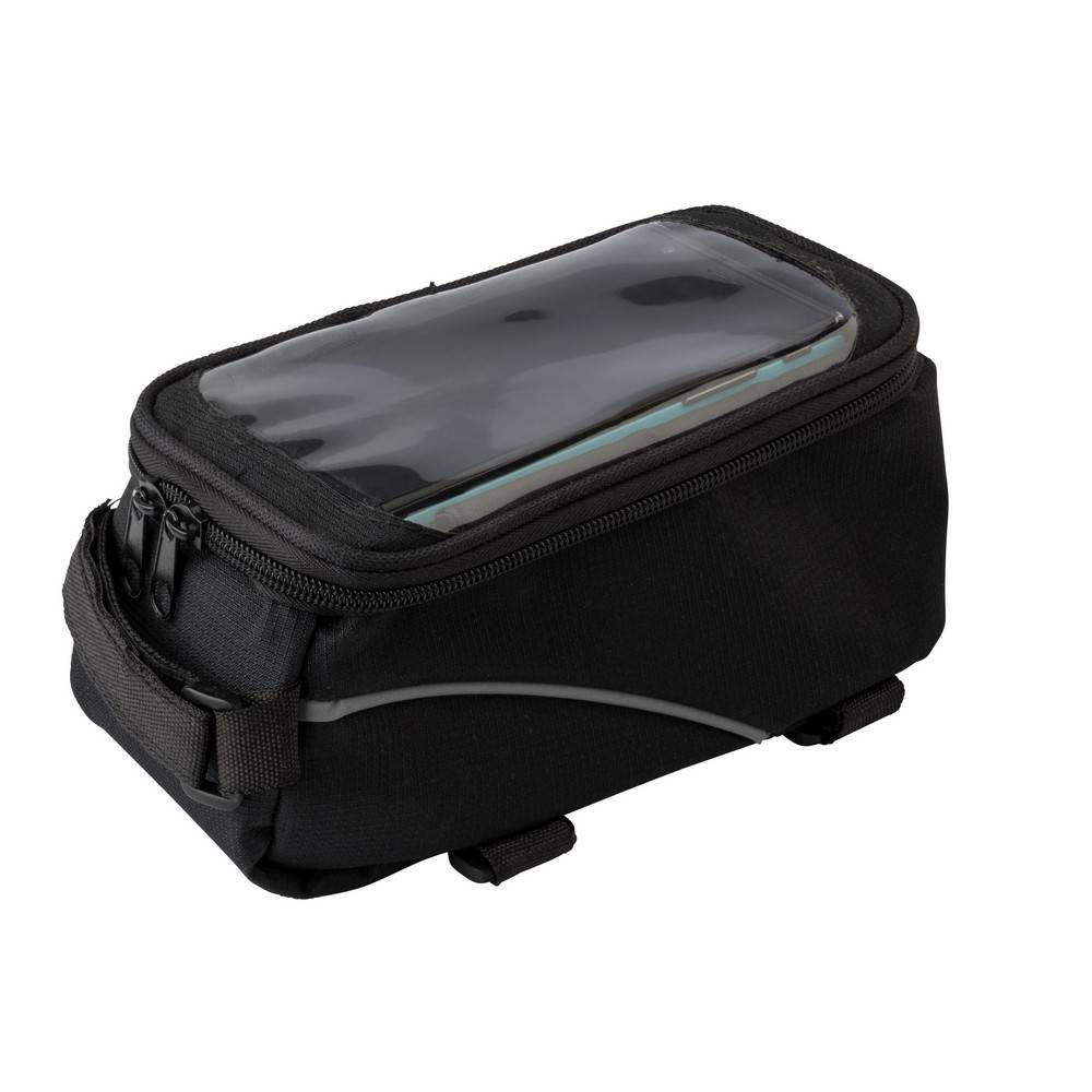 Sac de vélo noir personnalisable avec logo