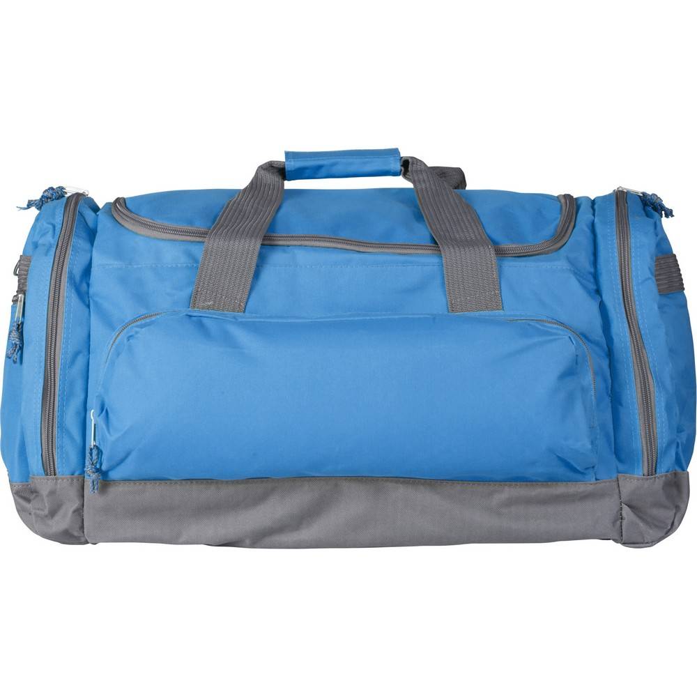 Sac de voyage bleu clair personnalisable avec logo – réf. V4624/W-23