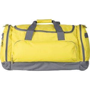 Sac de voyage jaune personnalisable avec logo