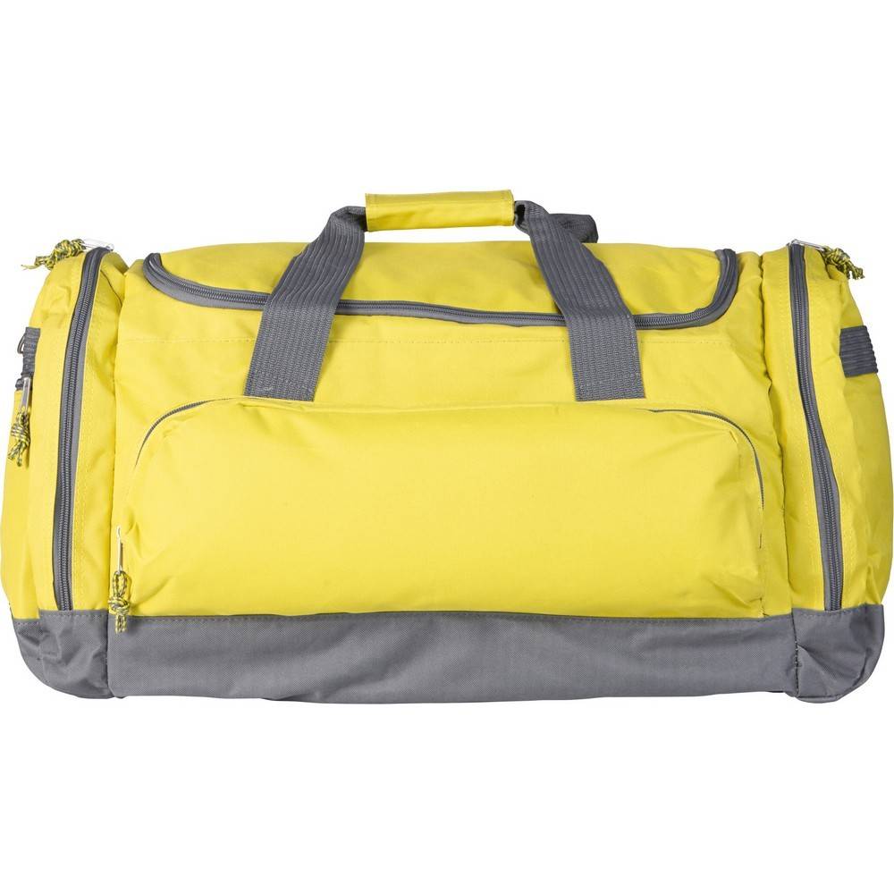 Sac de voyage jaune personnalisable avec logo