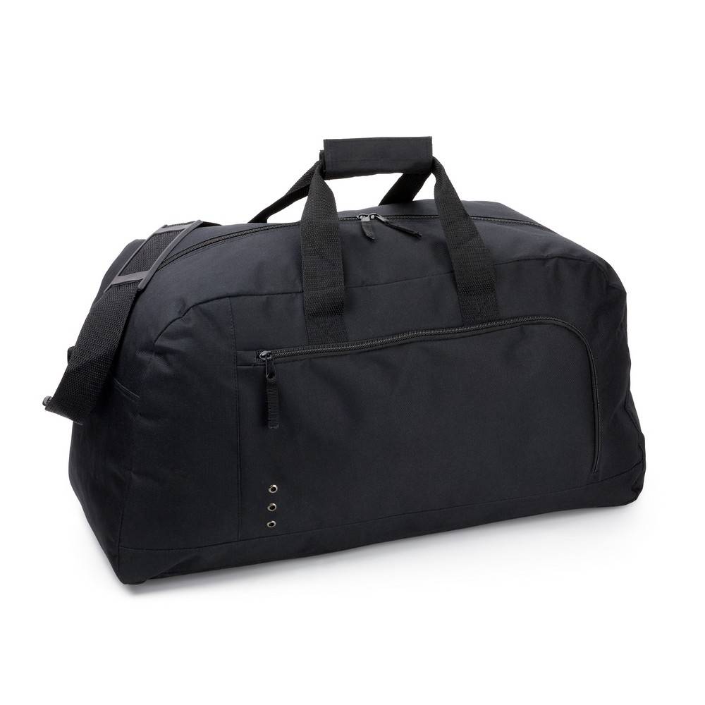 Sac de voyage noir personnalisable avec logo – réf. V4290-03