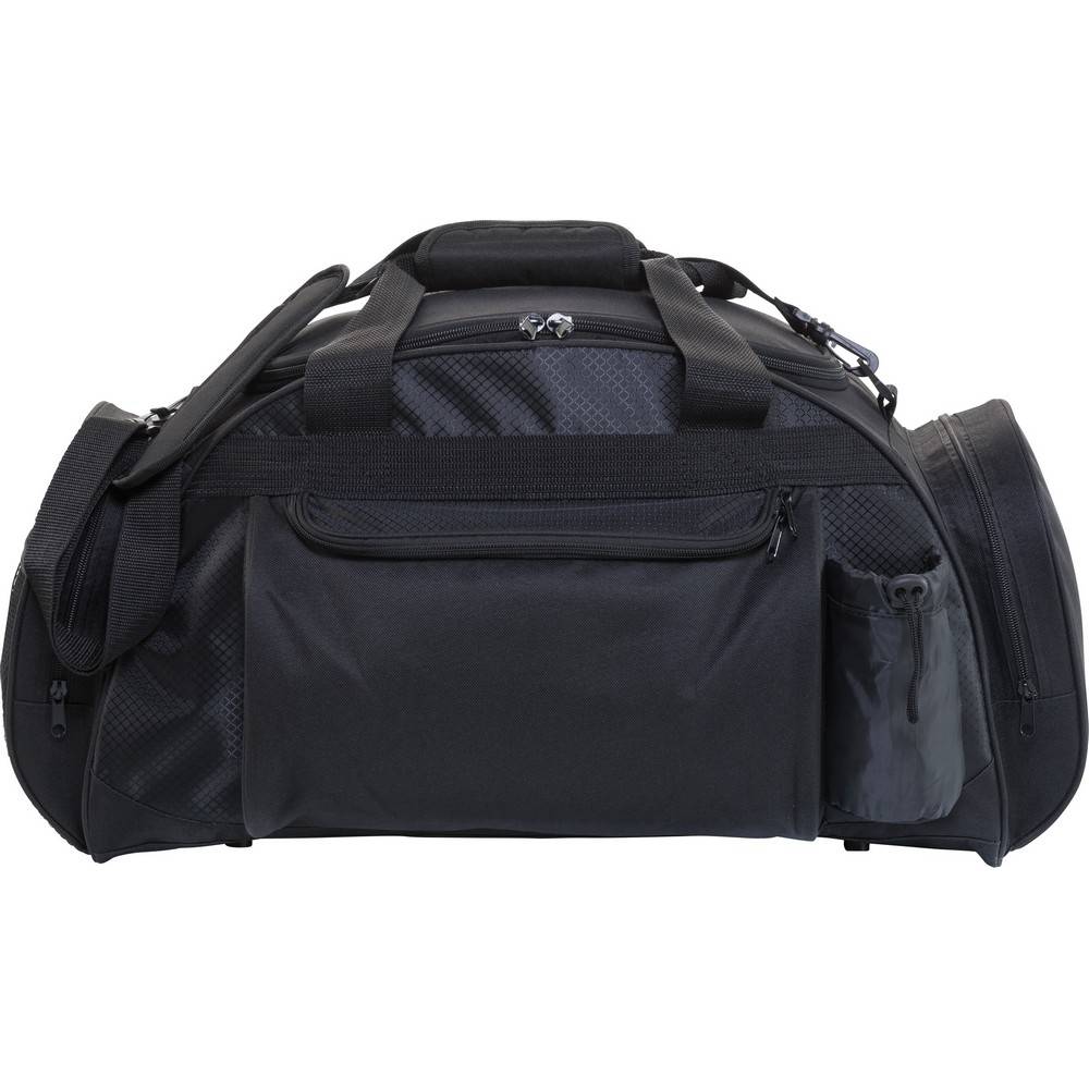 Sac de voyage noir personnalisable avec logo – réf. V7485-03