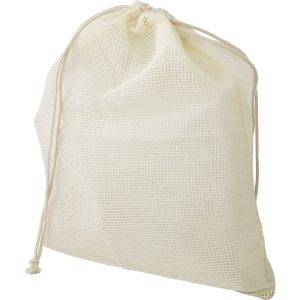 Sac en coton organique pour fruits et légumes neutre personnalisable