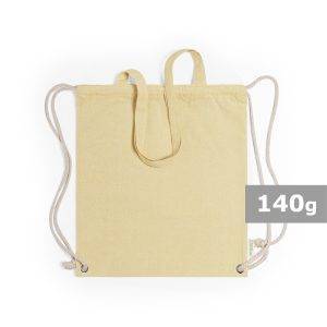Sac en coton recyclé 2 en 1, sac à cordon et sac personnalisable – réf. V6792/A-08