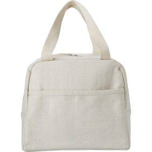 Sac isotherme en coton blanc personnalisable avec logo
