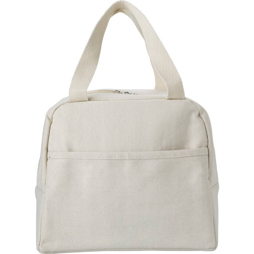 Sac isotherme en coton blanc personnalisable avec logo