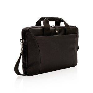 Sac pour ordinateur portable 15.4” noir personnalisable avec logo