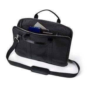 Sac pour ordinateur portable 15" noir personnalisable avec logo