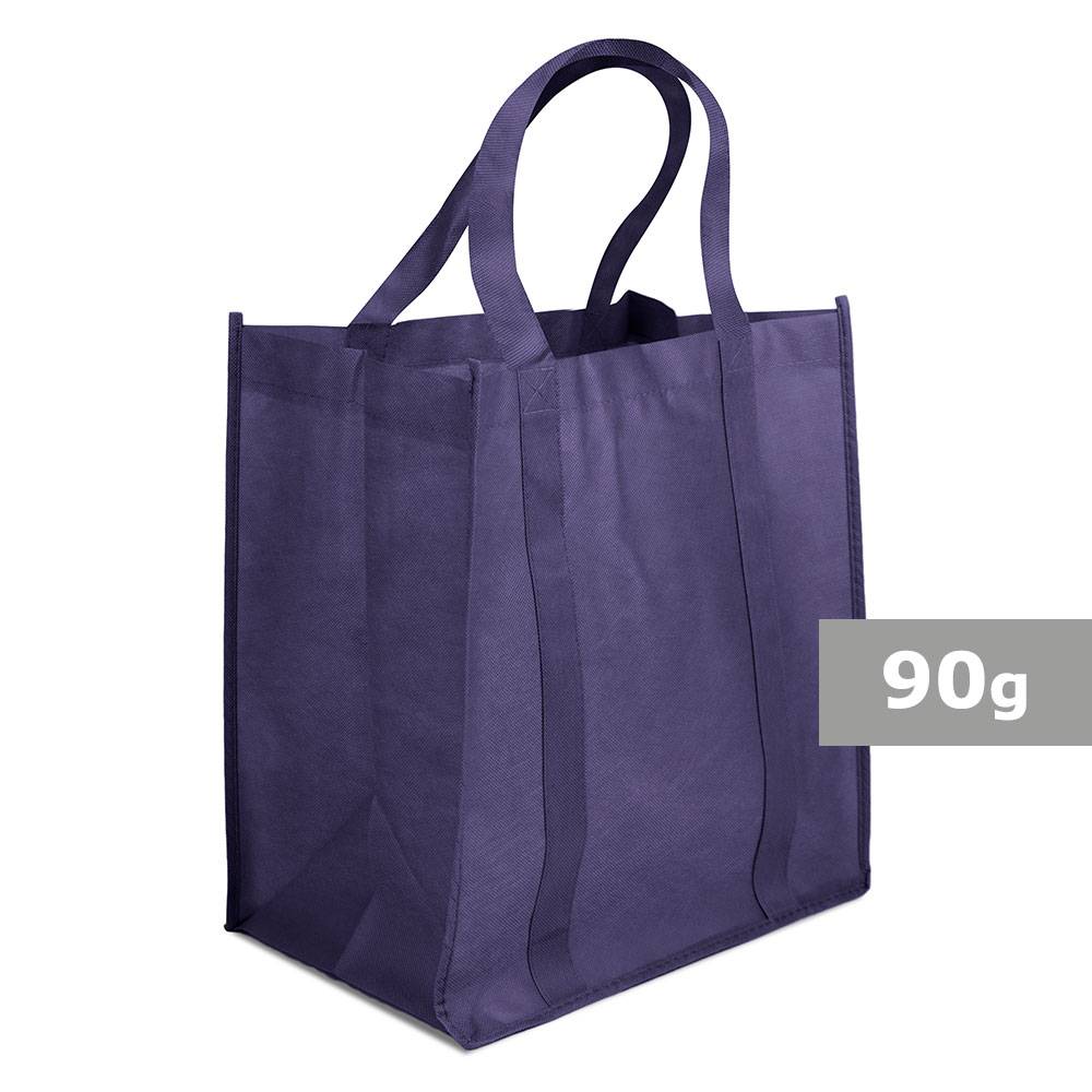 Sac shopping Atlas bleu marine personnalisable avec logo