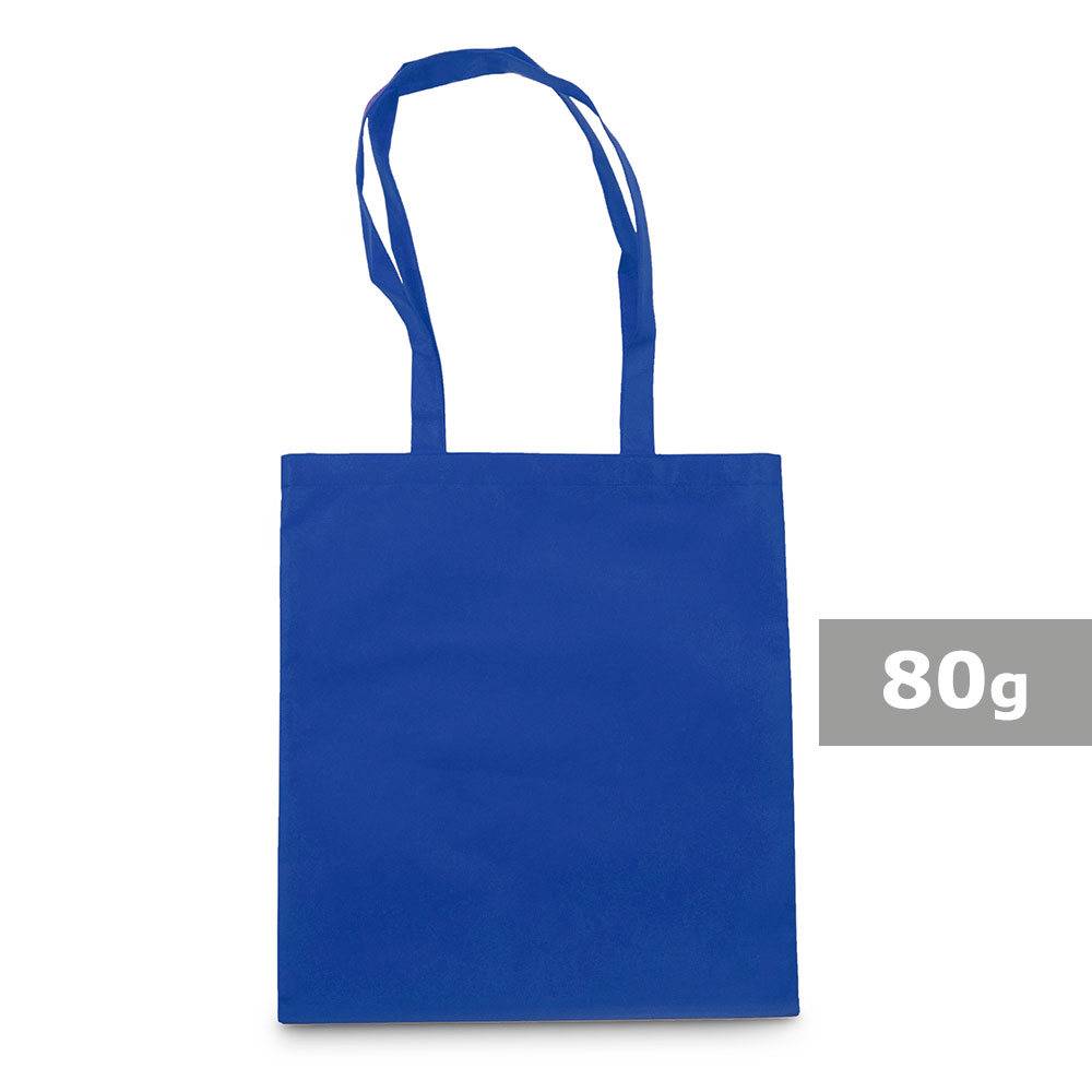 Sac shopping bleu personnalisable avec logo – réf. V5805/A-11