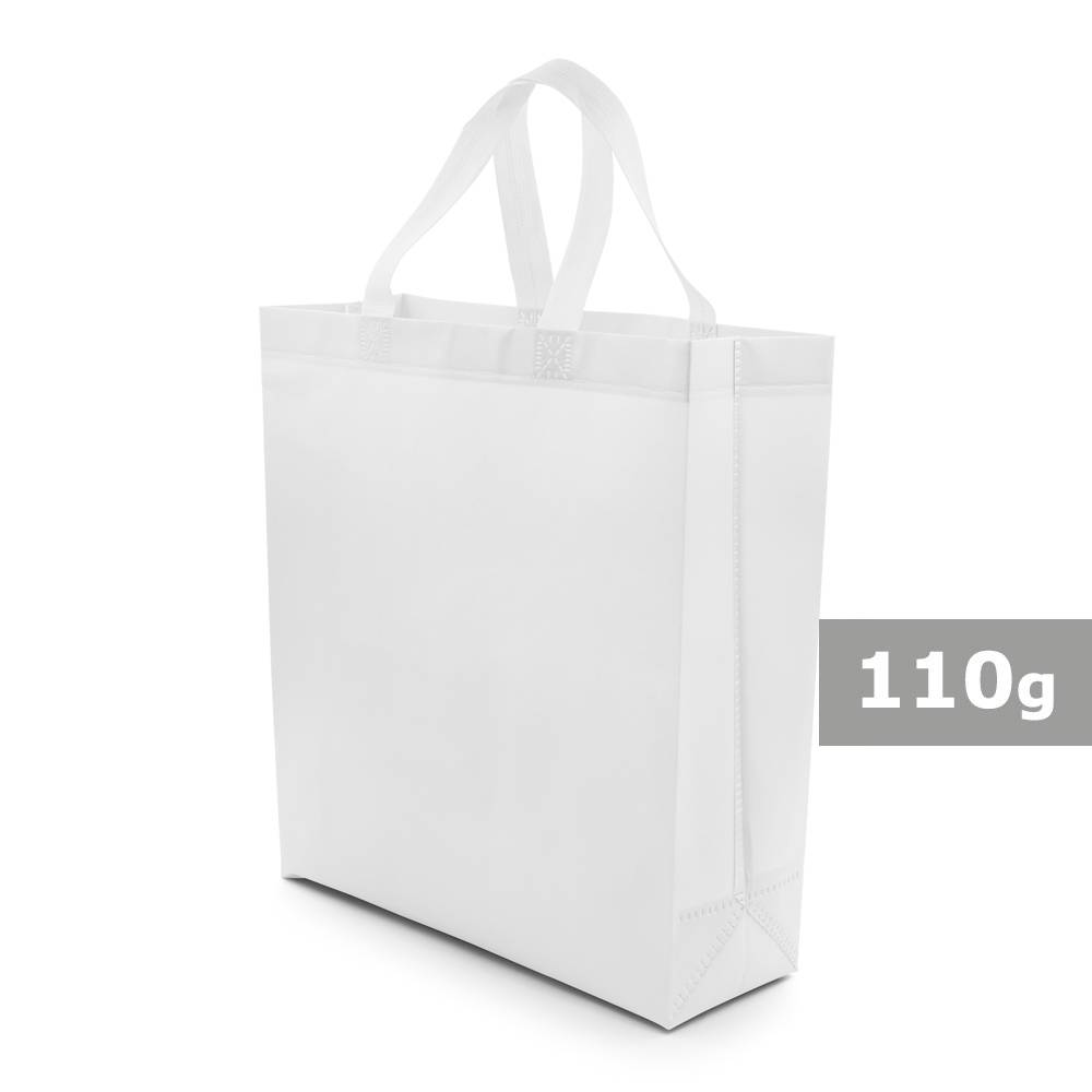 Sac shopping Darragh blanc personnalisable avec logo
