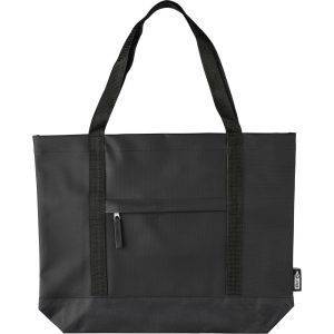 Sac shopping noir personnalisable avec logo – réf. VA284-03
