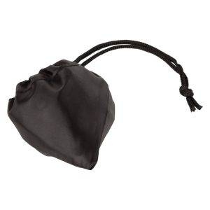 Sac shopping pliable Xavier noir personnalisable avec logo