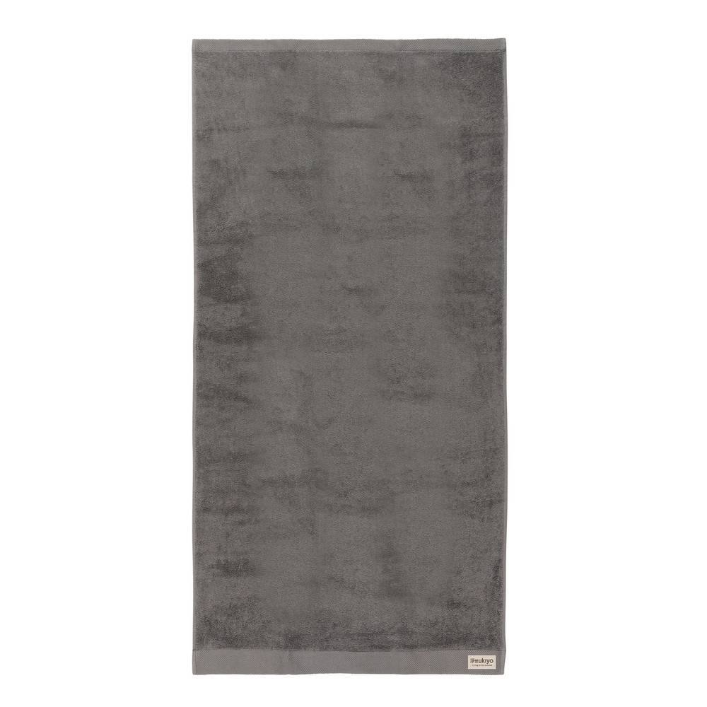 Serviette Ukiyo Sakura AWARE™ gris personnalisable avec logo