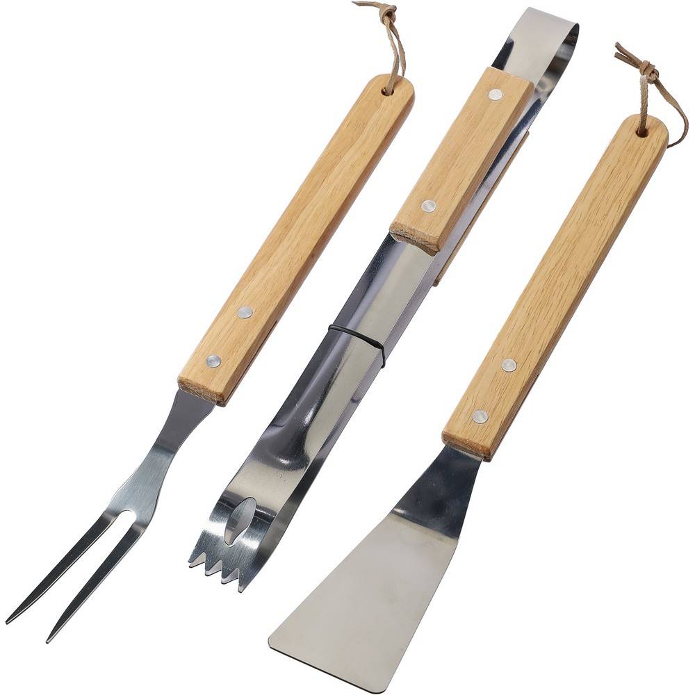 Set barbecue brun personnalisable avec logo