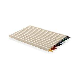 Set de 12 crayons de couleur GRS Infinity Micki blanc personnalisable