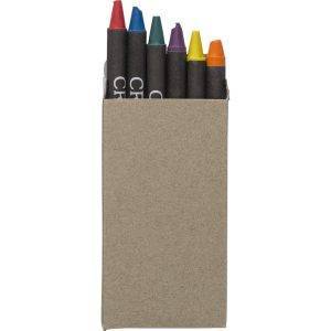 Set de 6 crayons neutre personnalisable avec logo