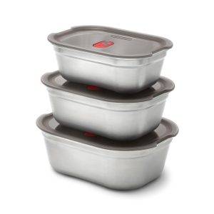Set de boites repas x3 Petite, Moyenne, Grande personnalisable
