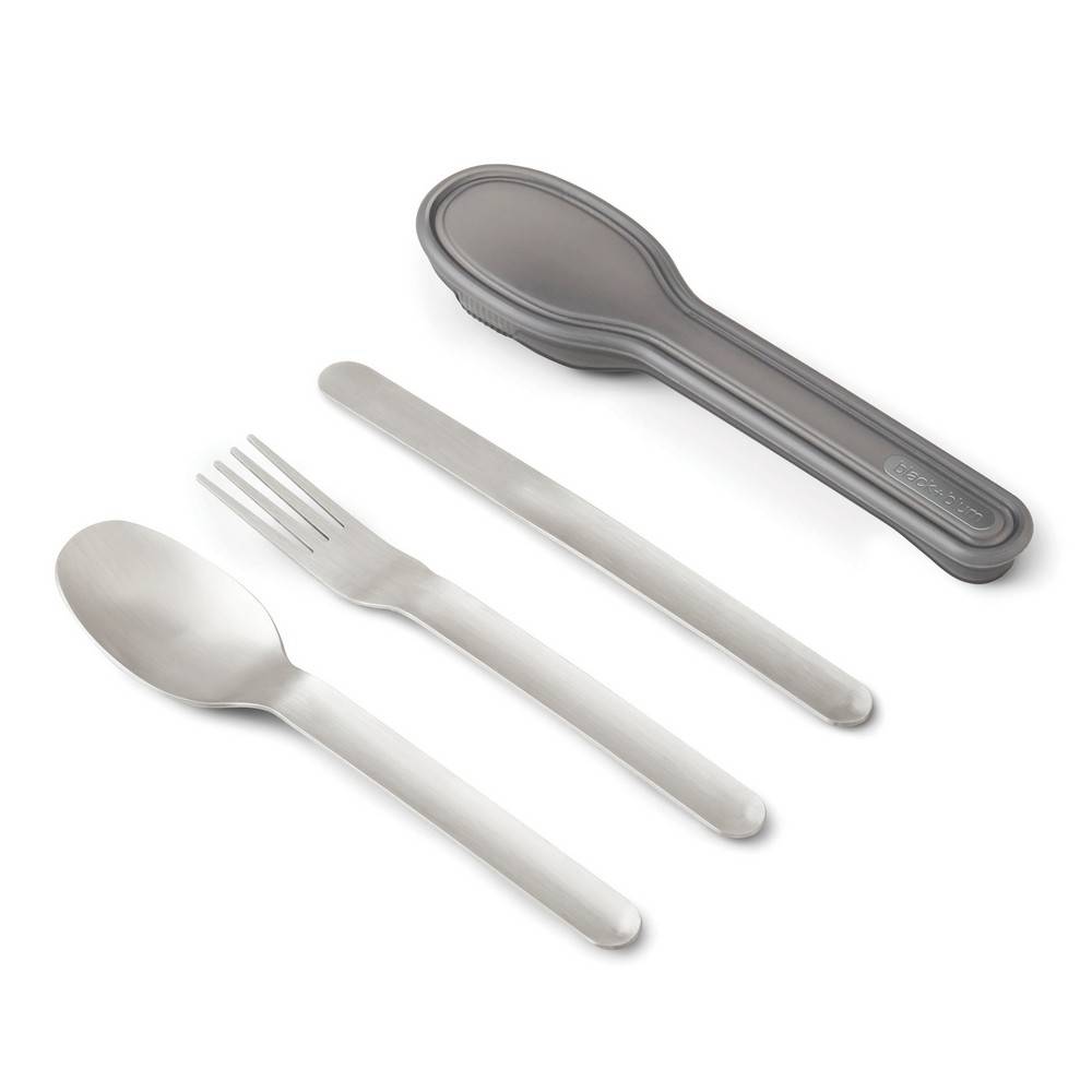Set de couverts Black+Blum argent personnalisable avec logo