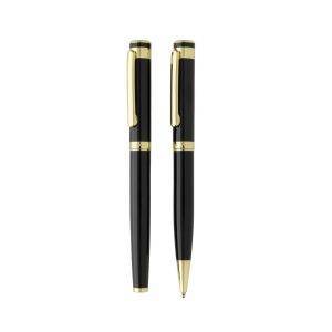 Set de stylos en laiton recyclé RCS Swiss Peak Luca personnalisable